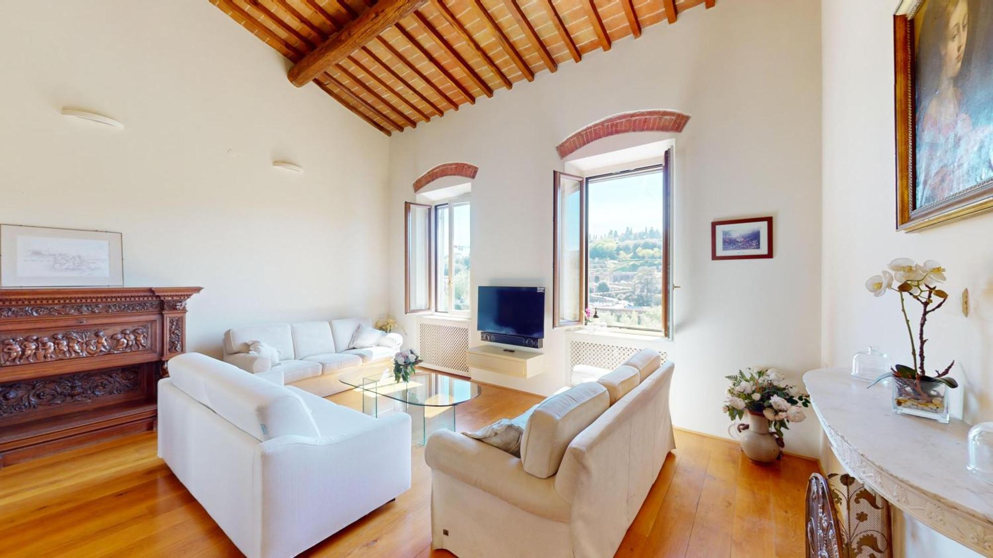 Ferienwohnung Double View Florenz Exterior foto